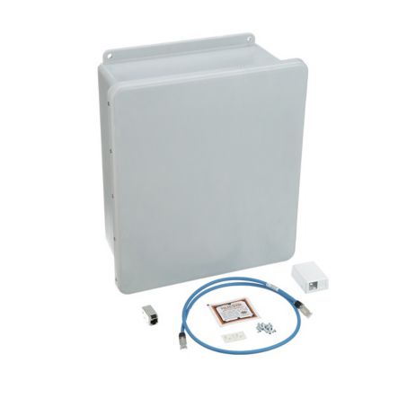 Panduit PZNWE14 | Wireless Access Point Enclosure, 14" X 12" (356Mm X 305Mm), Nema 4X, Gray