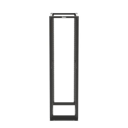 Panduit R4P42CN | 4-Post Rack, 45Ru, 41.5 In. Deep, Cage Nut E-Rails, Black