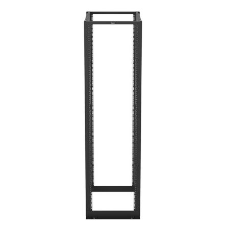 Panduit R4PCN | 4-Post Rack, 45Ru, 30 In. Deep, Cage Nut E-Rails, Black