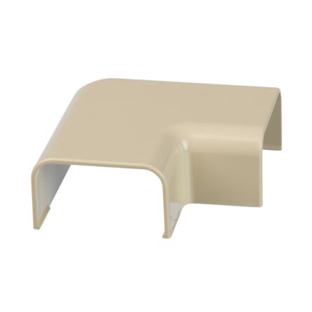 Panduit RAF10EI-X | LD10 Low Voltage Right Angle Fitting, Electric Ivory, Pack of 10