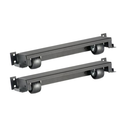 Panduit RCSTR | Caster Bracket Kit For R4P 4-Post, Steel, Black