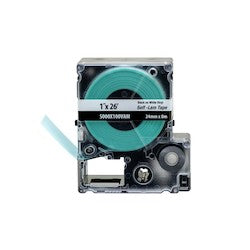 Panduit S000X100VAM | PXE S000X100VAM MP Printer Cont. Self-Lam Cassette, Vinyl, Black/White, 1"W