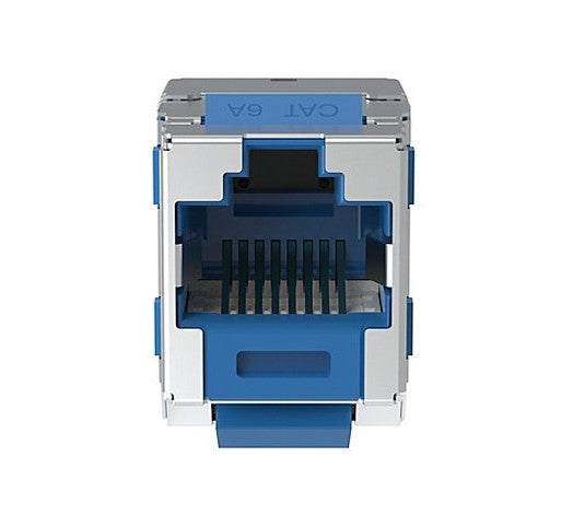 Panduit SKJ6X88BU-C | Shielded Keystone Category 6A RJ45 Punchdown Jack Module