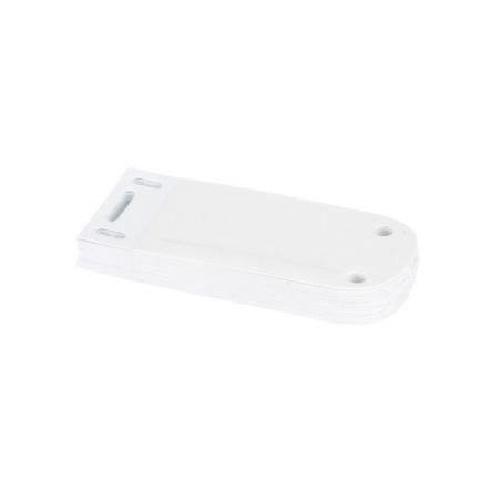 Panduit SLCT-WH | SLCT-WH Label Holder, Self-Lam Vinyl, White, 1.31"x3", PK1
