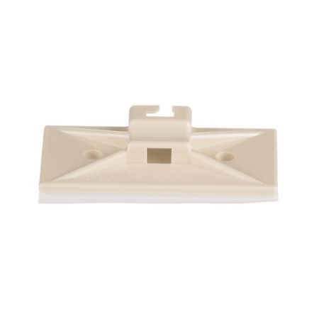 Panduit SMS-A-D15 | Sms-A-D15 Cable Tie Mount, Ivory, Abs, Rubber Adh., 2.06X1.04", Pk500