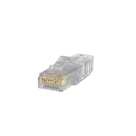 Panduit SP6X88SD-C | 24 AWG, UTP Modular Plug, For use With Panduit TX6A-SD 10Gig MaTriX Copper Cable, 100 Pack