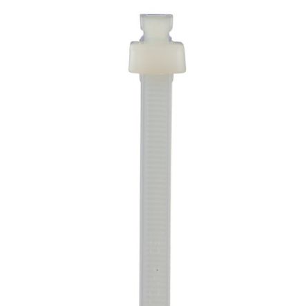 Panduit SST4S-C Cable Tie, 2-Piece, 15.0";L (381mm), Standard, Nylon, Natural, Pack of 100