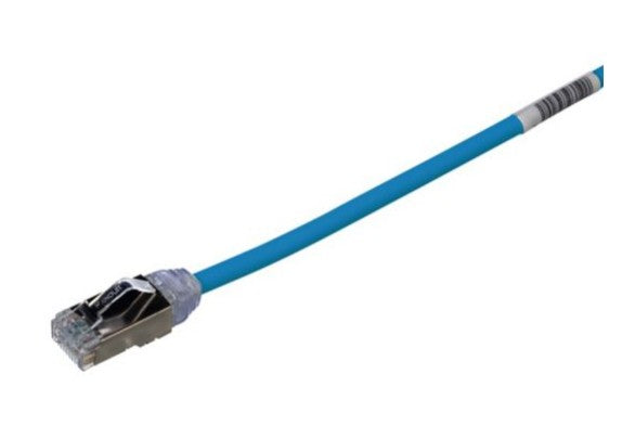 Panduit STP28X10MBU | Cat 6A 28 AWG Shielded Patch Cord, 10 M, Blue