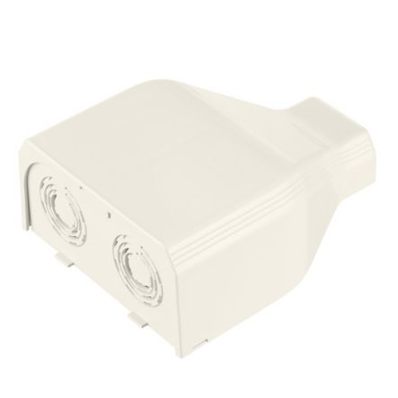 Panduit T45EEWH | T-45 Entrance End Fitting, White