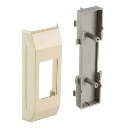 Panduit T45HEGBEI | T-45 Electrical Bracket and Box For Rectangular Outlets, Electric Ivory