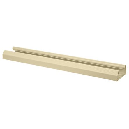Panduit T70BEI8 T-70 Power Rated Multi-Channel Raceway Base 8ft, Electric Ivory