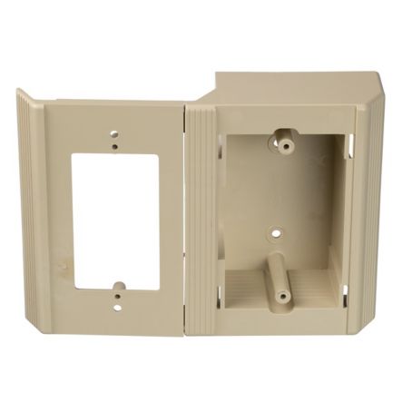 Panduit T70WCEI T-70 Workstation Outlet Center for Screw-on Faceplates, Electric Ivory