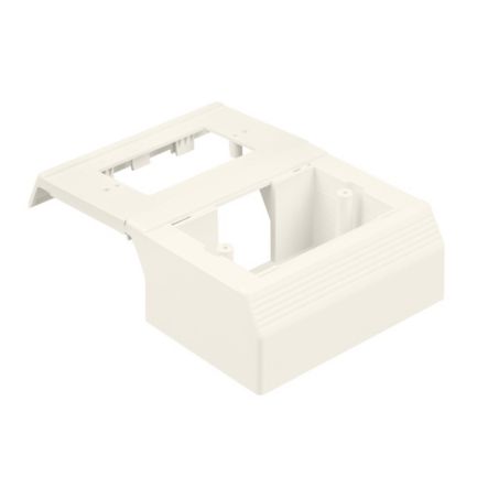Panduit T70WCWH | Surface Raceway, T-70 Offset Box, For Screw-On Faceplates, White