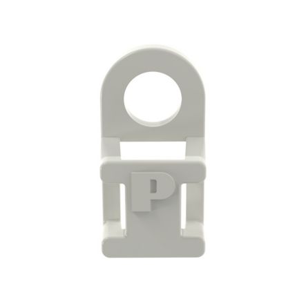 Panduit TA1S8-M | TA1S8-M Tie Anchor Mount, Natural, PA 6.6, 0.75x0.38", #8 Screw, PK1000