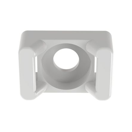 Panduit TM2S8-C | Cable Tie Mount, Natural, PA 6.6, 0.63x0.43", #8 Screw, PK100
