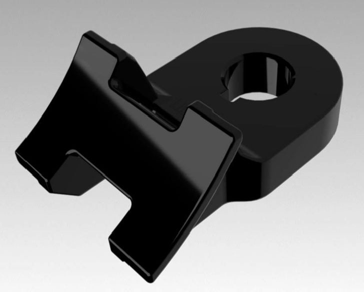 Panduit TMEH3S10-D350 | Medium-Duty Torque Mount, 3/8" Hole, Nylon 6.6, Black