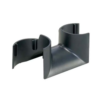 Panduit TRC2HDBL Fitting, Bend Radius Control Trumpet, 2"; x 2"; (50mm x 50mm), FiberRunner, Black