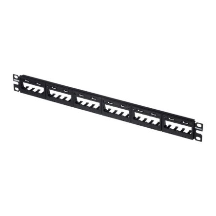 Panduit UICMPPK6G24BL | Patch Panel Kit, Cat 6, 24 Port, 1 Ru, Bl