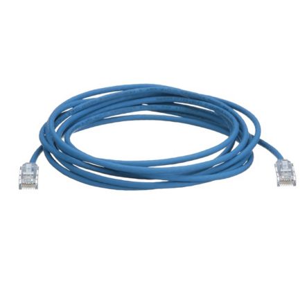 Panduit UTP28SP10BU | Copper Patch Cord, RJ45-RJ45, Small Diameter, 28 AWG, Blue CM/LSZH UTP Cable, 10 FT.