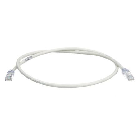 Panduit UTPSP3Y | Copper Patch Cord, Category 6, Off White UTP Cable, 3 FT.