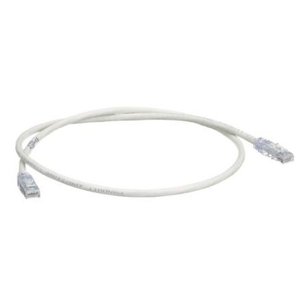 Panduit UTPSP3Y | Copper Patch Cord, Category 6, Off White UTP Cable, 3 FT.