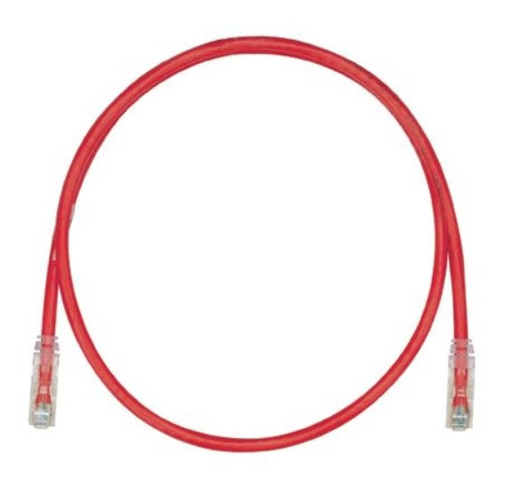 Panduit UTPSPL1.5MRDY | Category 6 UTP Patch Cord, 1.5 Meter, Red, LSZH, RJ45 to RJ45