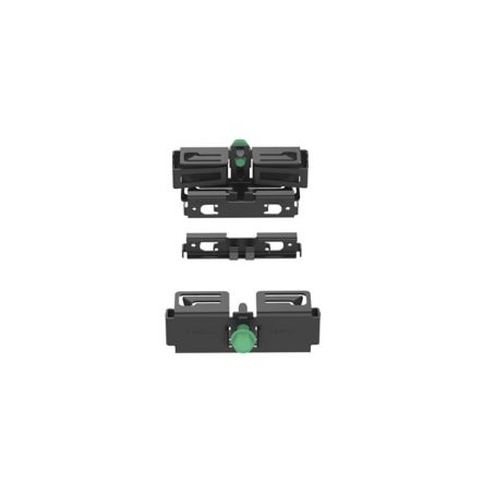 Panduit WGSPL2430BL Splice Connector for 24"; to 30"; Wide Wyr-Grid Pathway, Black Powder Coated