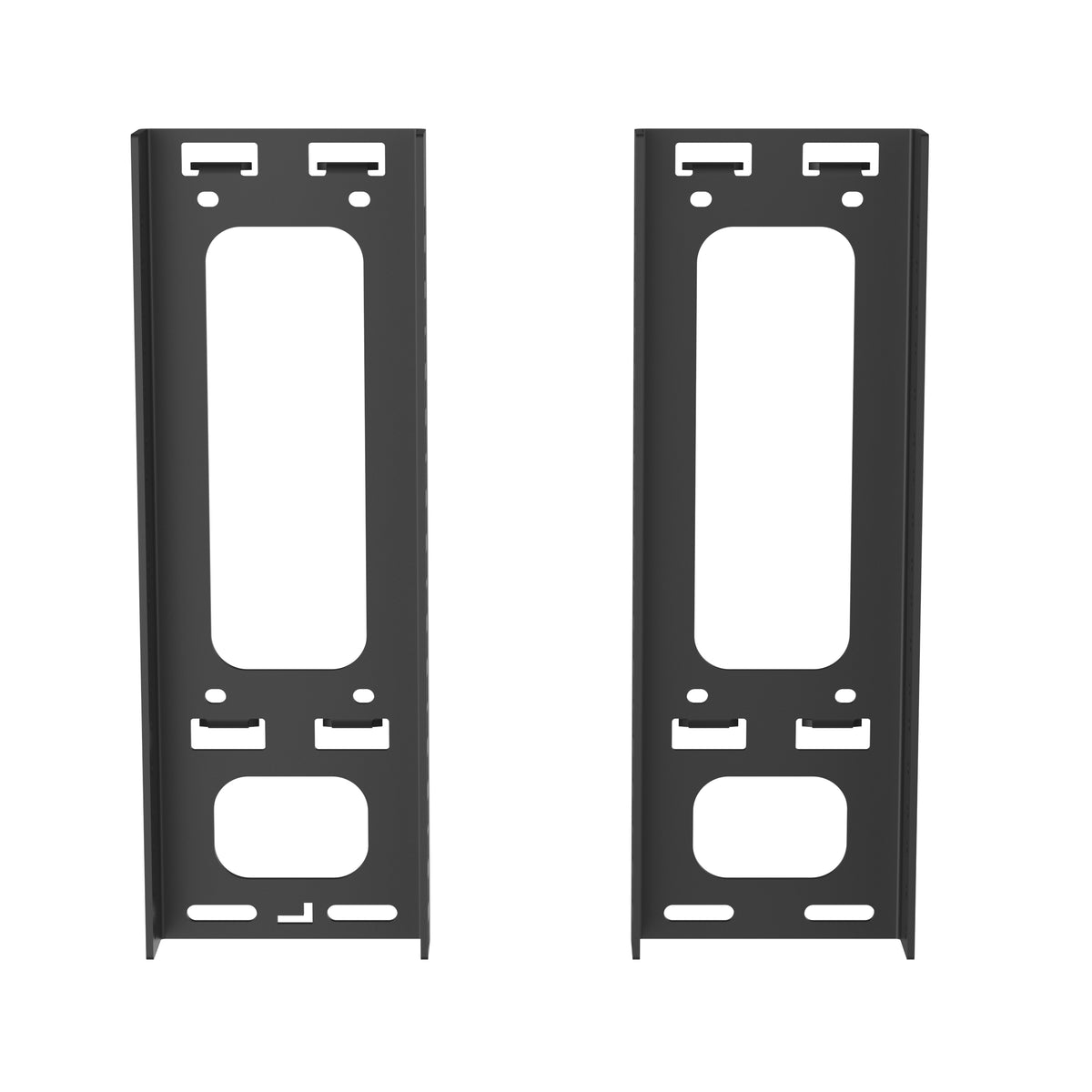 Panduit WME6ERAIL | Trueedge 6Ru Equipment Rail Kit, Black