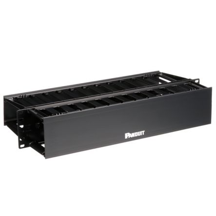 Panduit WMP1E | PatchLink Horizontal Dual-Sided Manager, 2RU, 8.9 in. Depth
