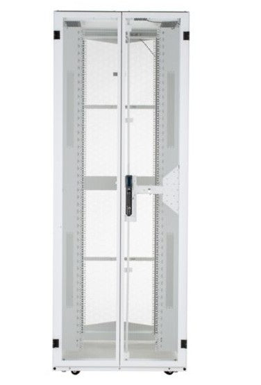 Panduit XG64522WS0001 | FlexFusion Cabinet, 600mm x 45RU x 1200mm, White, Top Cap with Brush Seal