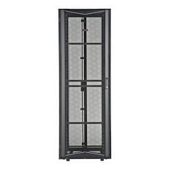 Panduit XG64822BS0001 | Flexfusion Cabinet, 600mm X 48RU X 1200mm, Black, Hardware Mount Rail, Top Cap