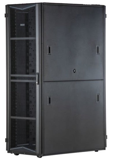 Panduit XG74522BS0004 | FlexFusion Cabinet, 700MM X 45RU X 1200MM, Black, Hardware Mount