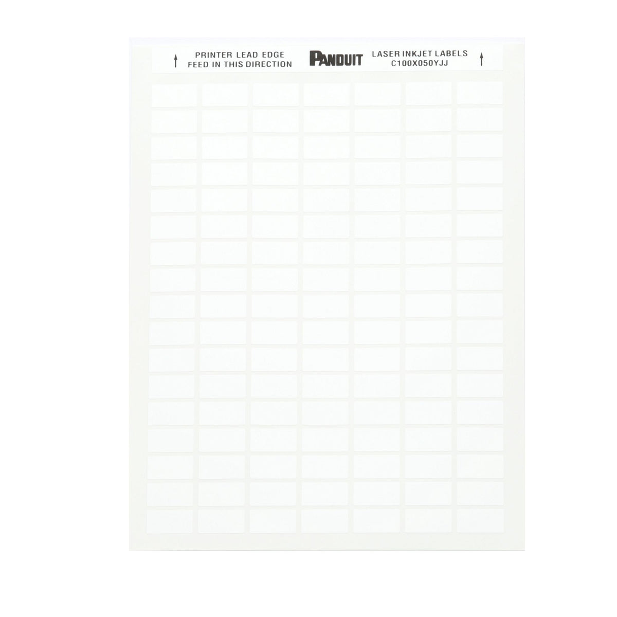 Panduit C100X050YJJ | Panduit Component Labels - Polyester - white - 0.5 in x 1 in 10000 pcs. labels