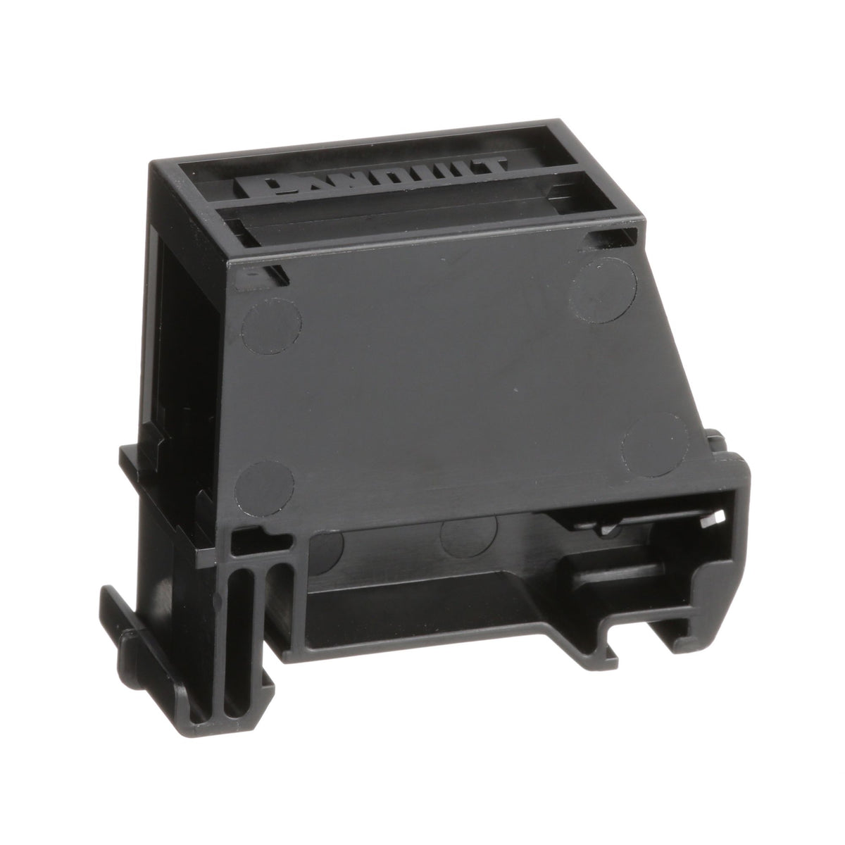 Panduit CADIN1BL | Panduit MINI-COM - DIN rail mount outlet - black