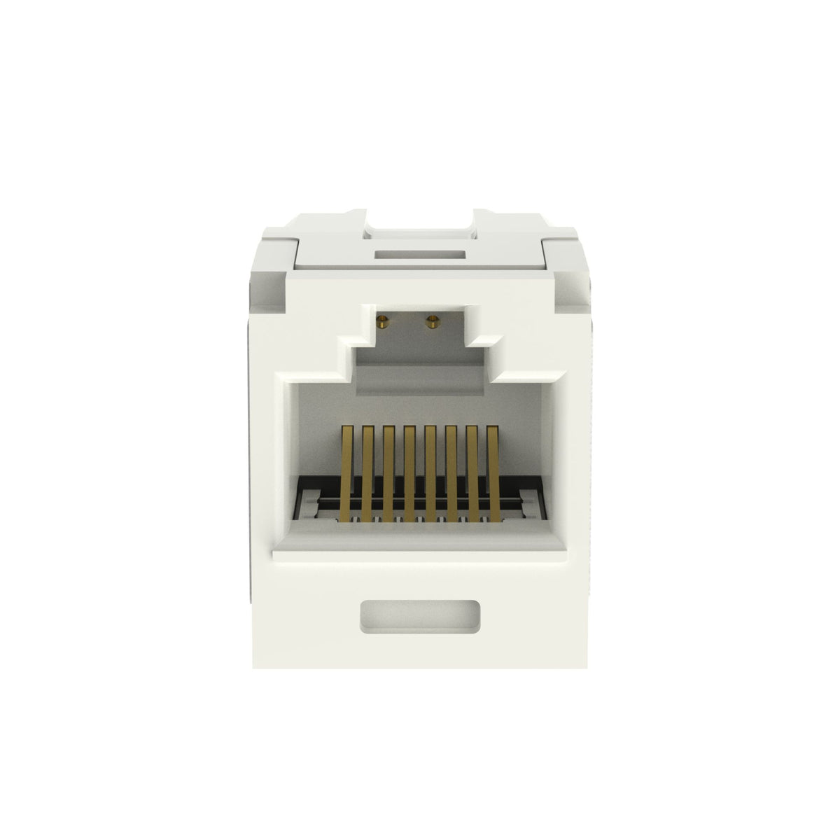 Panduit CC6X88IW | Panduit MINI-COM TX-6A 10Gig - Modular insert - off white - 1 port