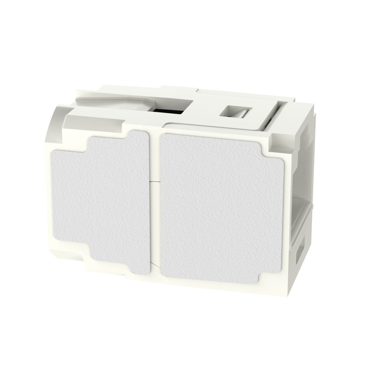 Panduit CC6X88IW | Panduit MINI-COM TX-6A 10Gig - Modular insert - off white - 1 port