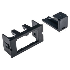 Panduit CHI2MBL-X Adapter, Mini-Com, For Interlink 2 Position, Black, Pack of 10