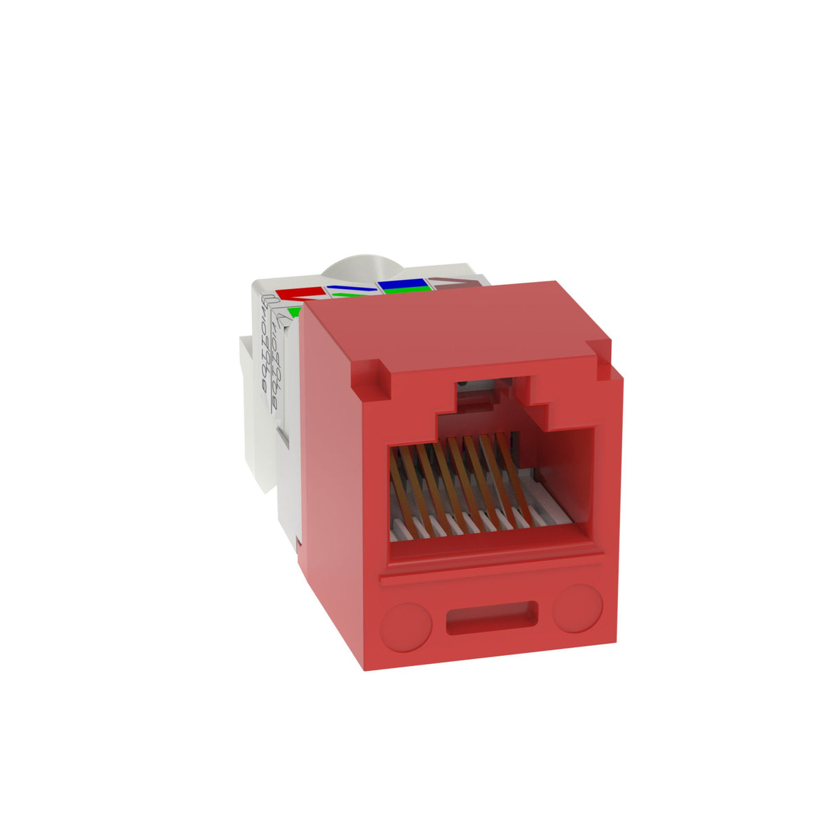 Panduit CJ688TPRD | 1-port Mod Jack Idc 8w8p Utpt568a/b Cat6 Tx6 Plusminicom Red Rohs