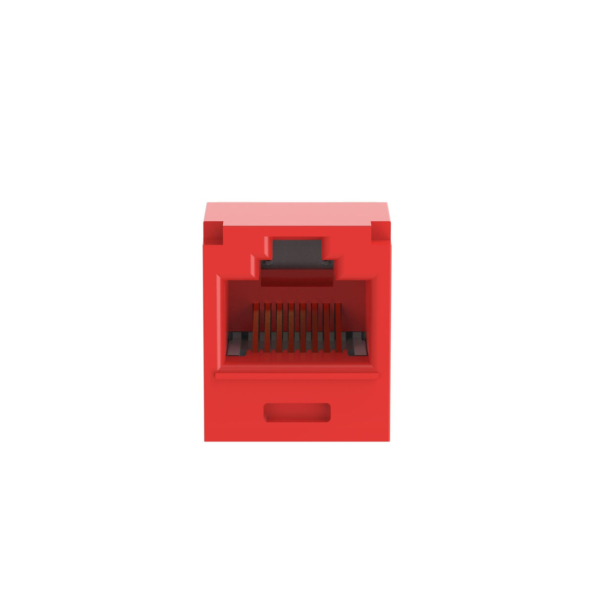 Panduit CJ6X88TGRD-24 | Mini-Com UTP RJ45 Cat 6A TG Jack Module, Red