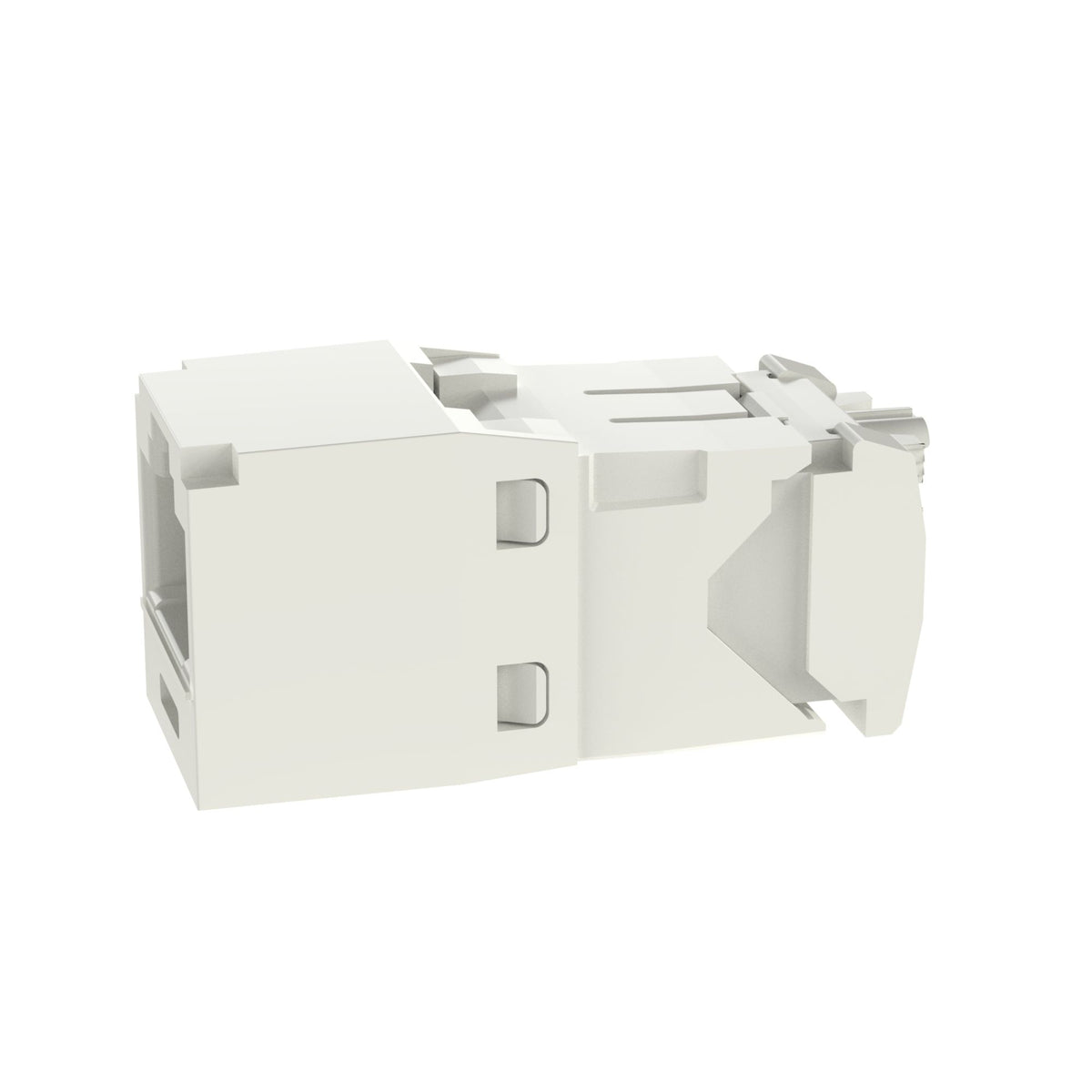 Panduit CJE688TGIW | Panduit MINI-COM TX6 Plus UTP Corrosive Resistant Jack Module - Modular insert - RJ-45 - off white