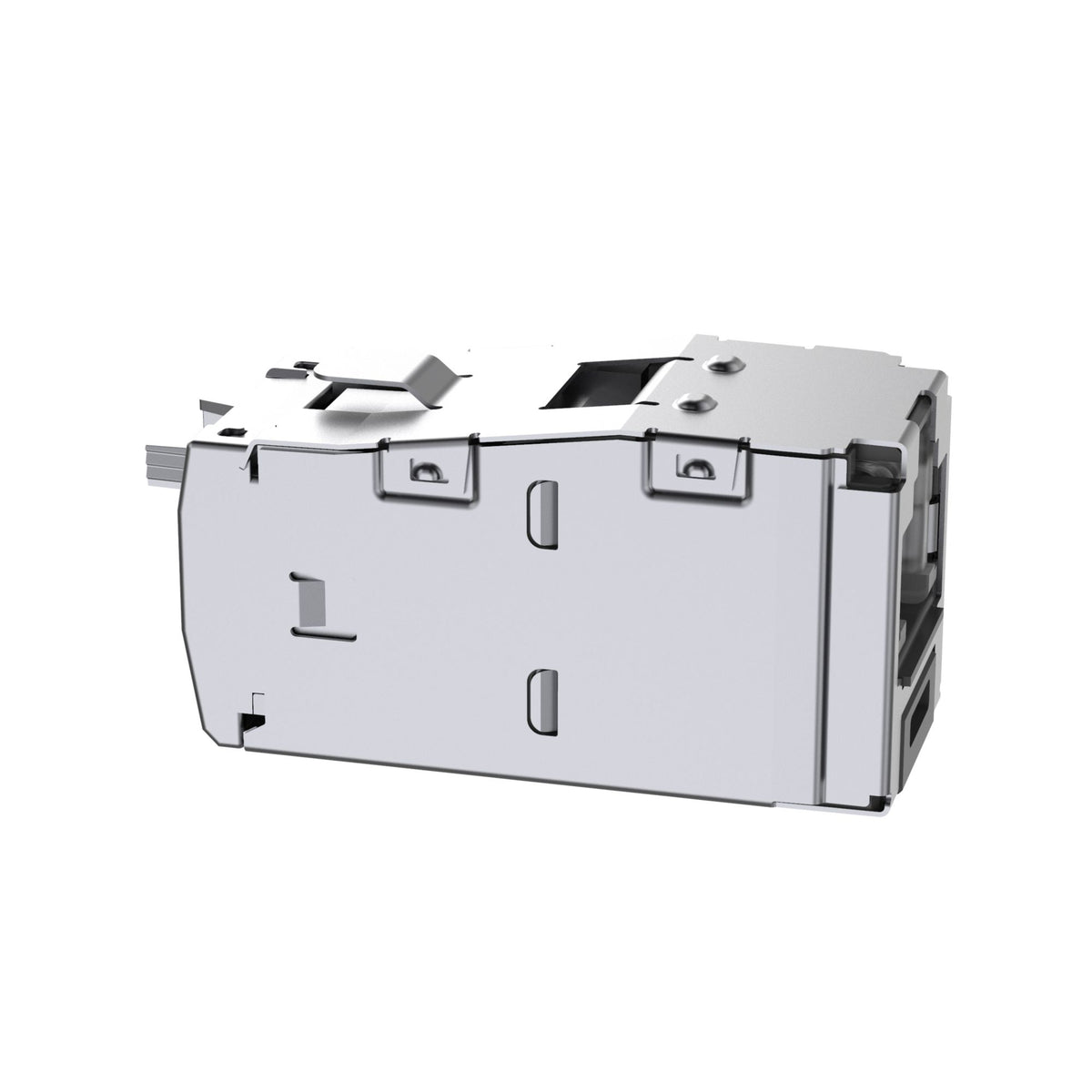 Panduit CJSH6X88TGY | Panduit MINI-COM TX6A 10Gig Shielded Jack Module - Modular insert - RJ-45 - black