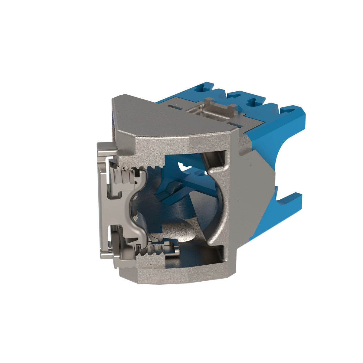 Panduit CJSLRCAPBU-X Mini-com Cat 6 Up/down Jack Module, Shielded, 8 Pos 8 Wire, Universal, Green