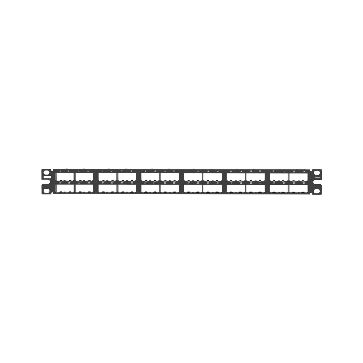 Panduit CP48HDBL | Mini-Com High Density Patch Panel, 48 Port, 1 RU