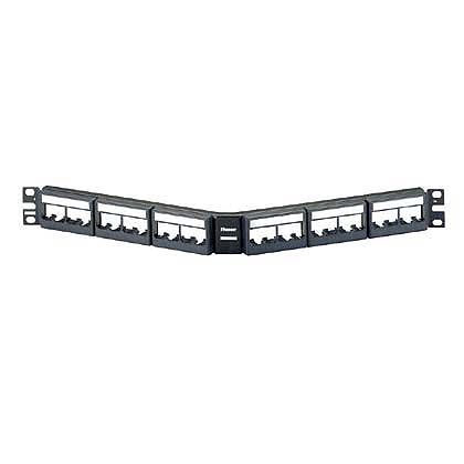 Panduit CPPLA24WBLY | Panduit Mini-Com 24 Port Modular Patch Panel - 24 - 24 Port(s) - 24 x RJ-11 - 19" Wide - Rack-mountable