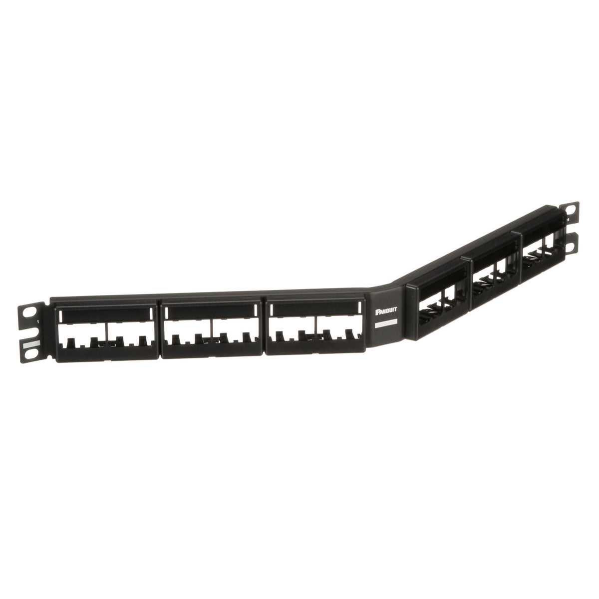 Panduit CPPLA24WBLY | Panduit Mini-Com 24 Port Modular Patch Panel - 24 - 24 Port(s) - 24 x RJ-11 - 19" Wide - Rack-mountable