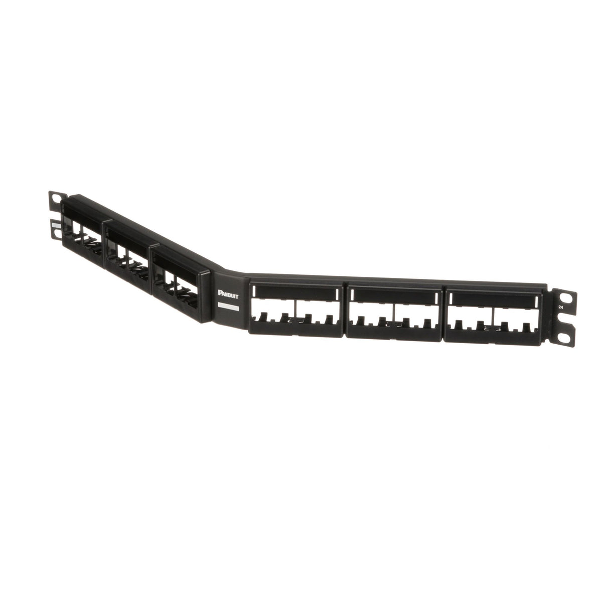 Panduit CPPLA24WBLY | Panduit Mini-Com 24 Port Modular Patch Panel - 24 - 24 Port(s) - 24 x RJ-11 - 19" Wide - Rack-mountable