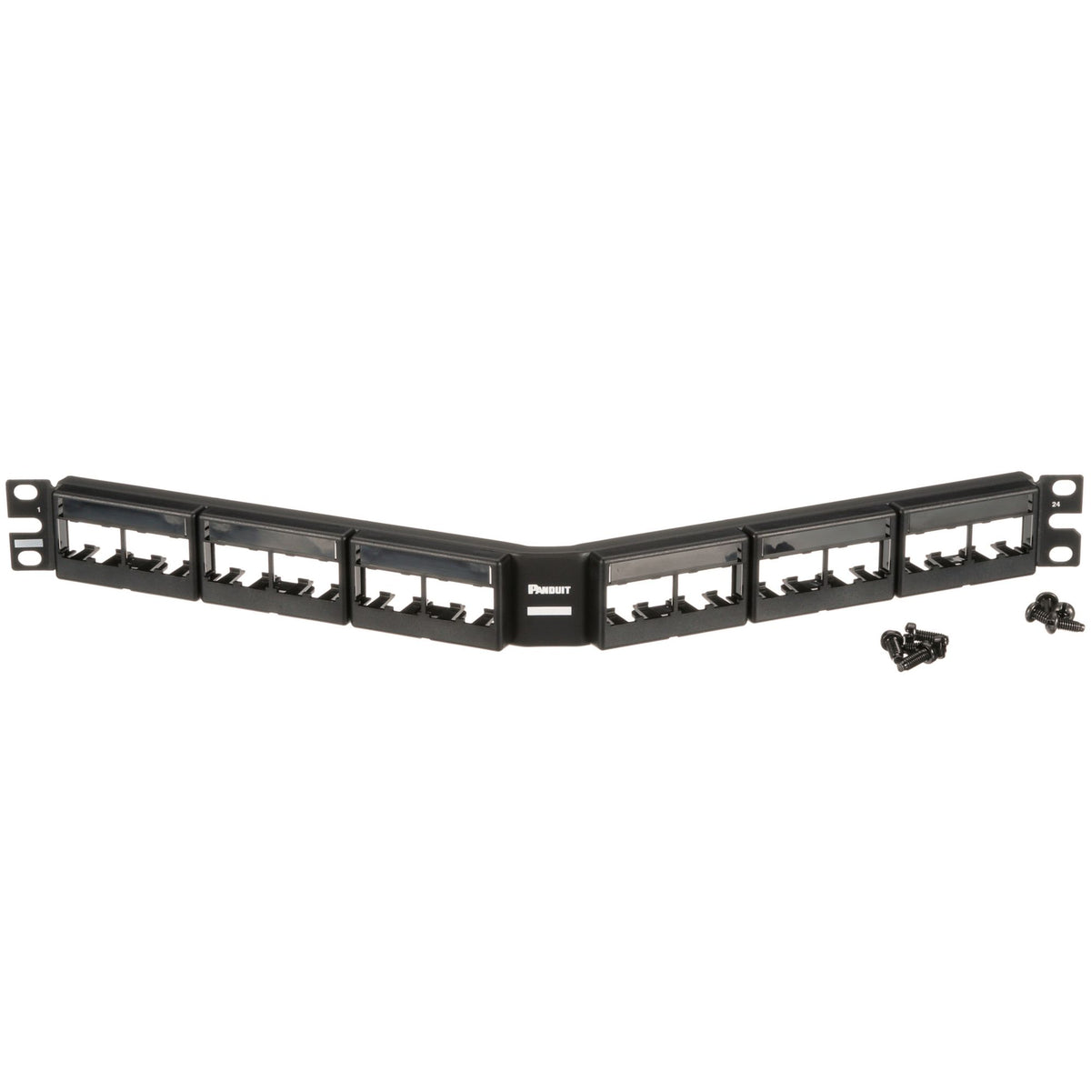 Panduit CPPLA24WBLY | Panduit Mini-Com 24 Port Modular Patch Panel - 24 - 24 Port(s) - 24 x RJ-11 - 19" Wide - Rack-mountable