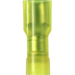 Panduit DNF10-250FIB-D | Pan-Term DNF10-250FIB-D Disconnect, Ins., Ylw, Nylon, 10-12 AWG, 0.250 x 0.032"