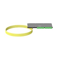 Panduit F9UYPZLNNSNF050 | Os2 Sm 24-Fiber Plenum Front Access Tethered Lc/Apc Cassette - Left Orientation, Std Il, 50 Feet