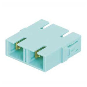 Panduit FADSCZAQ-L | Aqua SC, Multimode Duplex Fiber Adapter